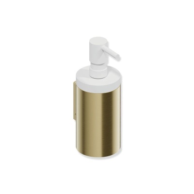 HEWI Metallics Soap Dispenser With Holder - Brushed Brass